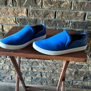 Nice blue slip ons
